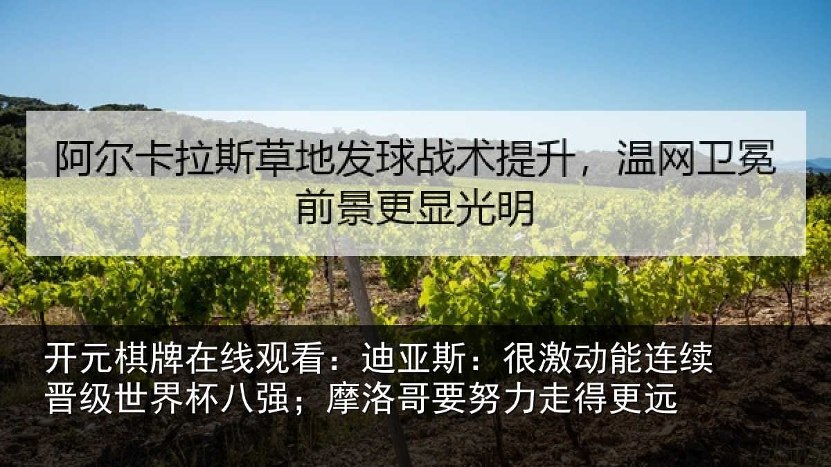 开元棋牌在线观看:迪亚斯:很激动能连续晋级世界杯八强;摩洛哥要努力走得更远